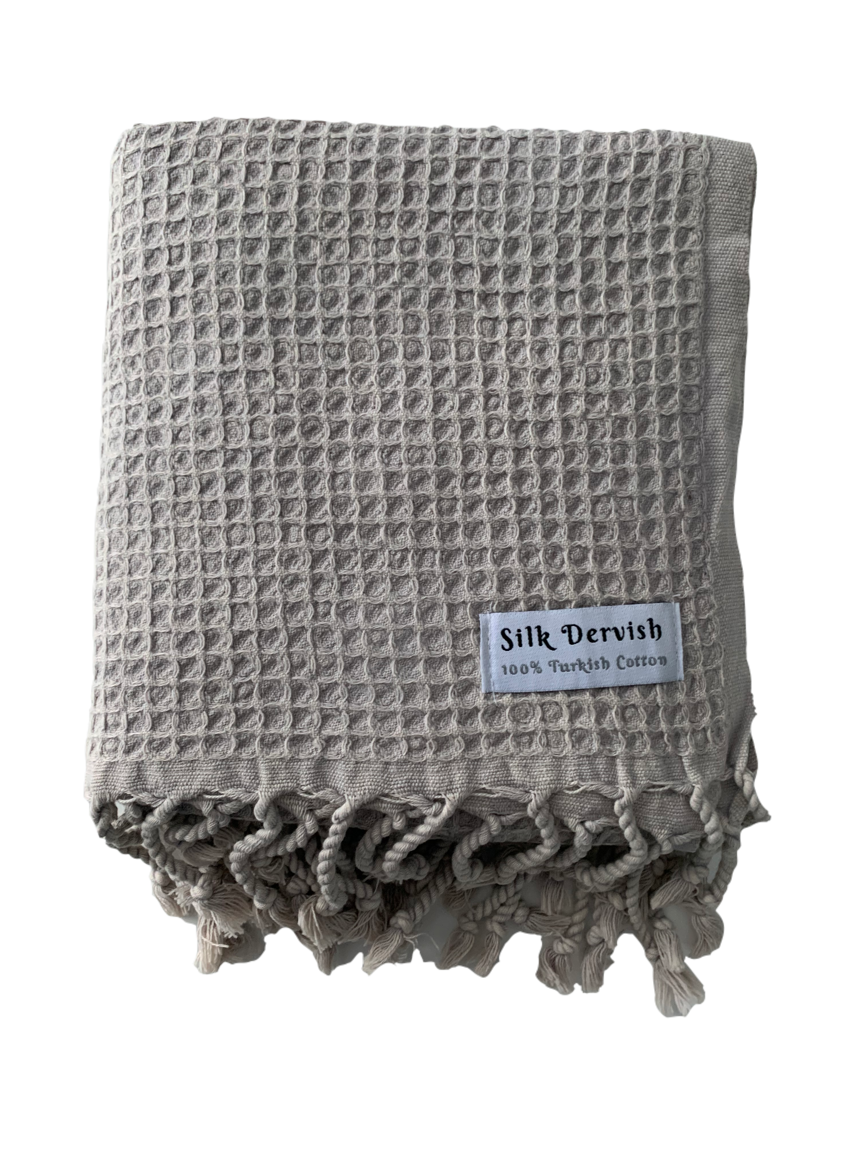 Waffle Turkish Towel Beige Silk Dervish Turkish Cotton Towels