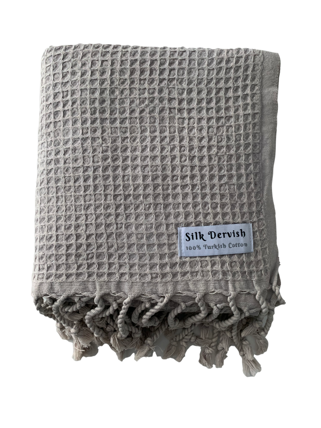 Waffle Turkish Towel Beige Silk Dervish Turkish Cotton Towels