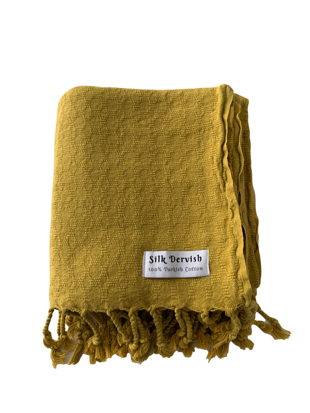 Missis Stonewashed Turkish Towel Mustard Silk Dervish Turkish Cotton Towels