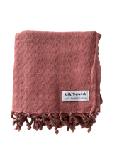 Load image into Gallery viewer, Missis Stonewashed Turkish Towel Rose Silk Dervish Turkish Cotton Towels
