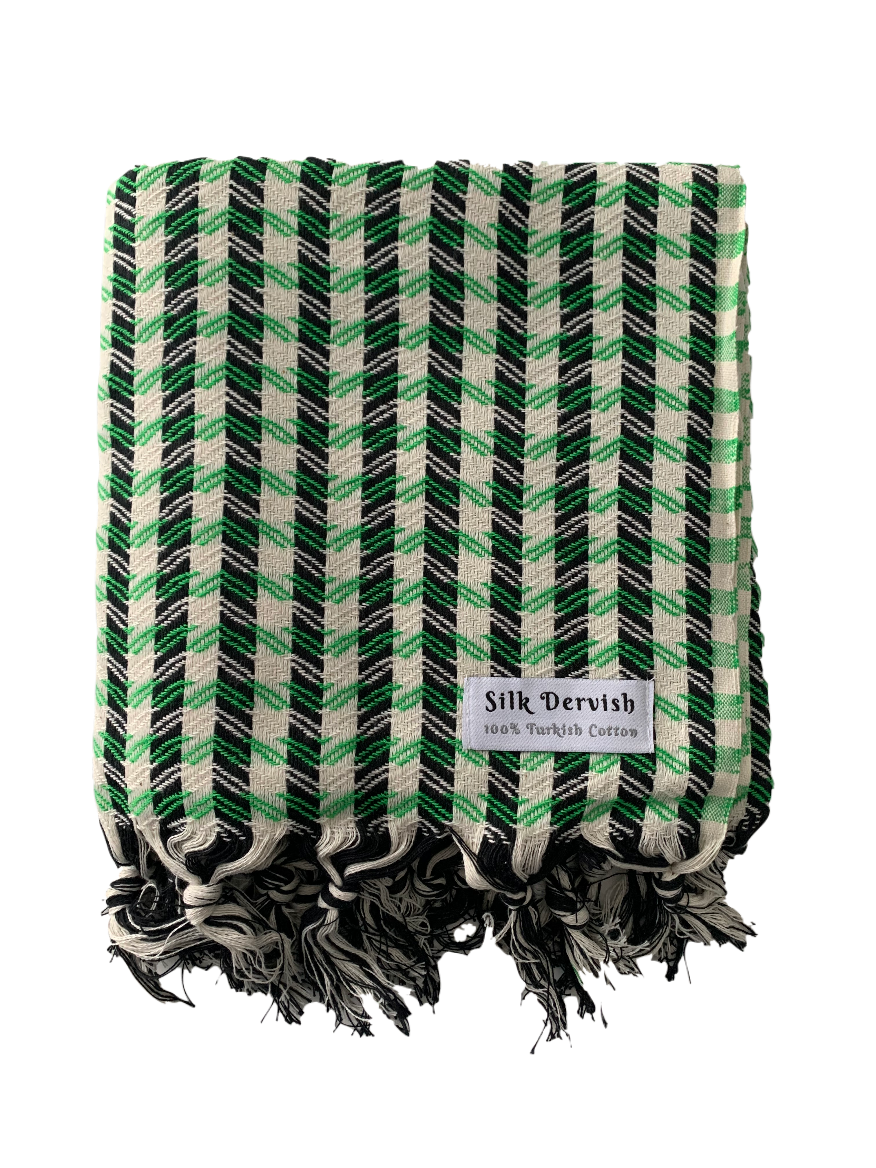 Troy Turkish Towel Green Silk Dervish Turkish Cotton Towels
