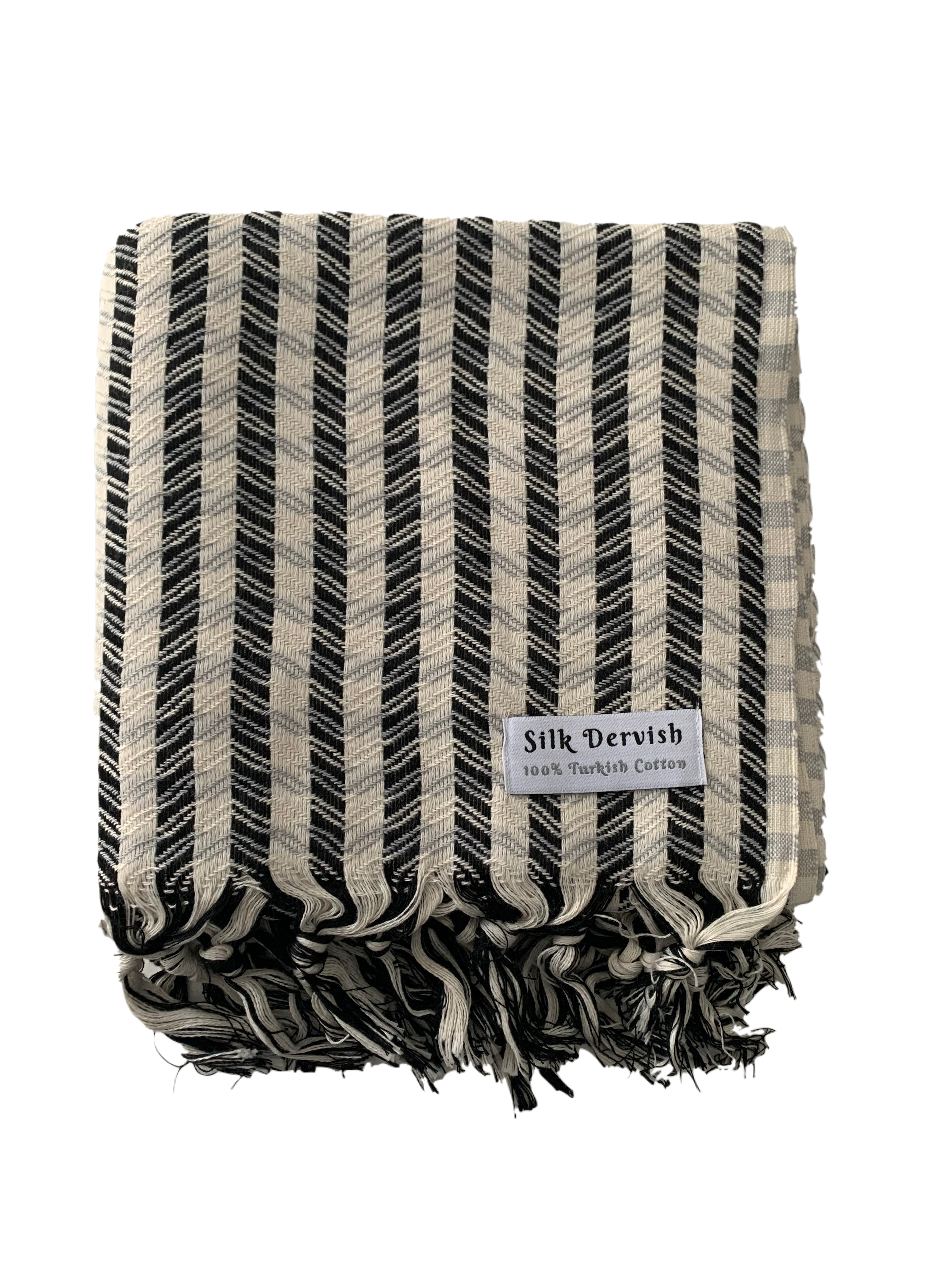 Troy Turkish Towel Grey Silk Dervish Turkish Cotton Towels