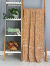 Load image into Gallery viewer, Odense Turkish Towel Orange Silk Dervish Turkish Cotton Towels
