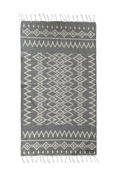Kilim Aztec Grey Turkish Towel - Silk Dervish, Turkish Cotton Towel