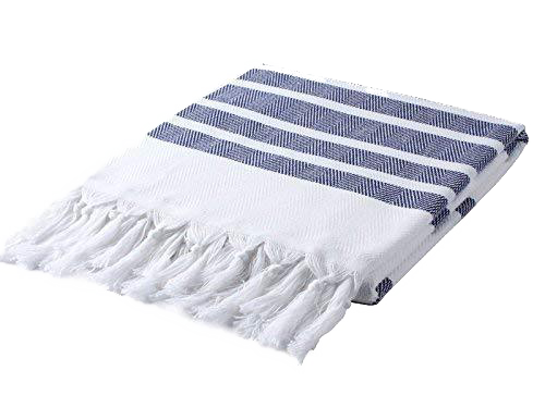 Soli Blue Turkish Towel - Silk Dervish, Turkish Cotton Towel