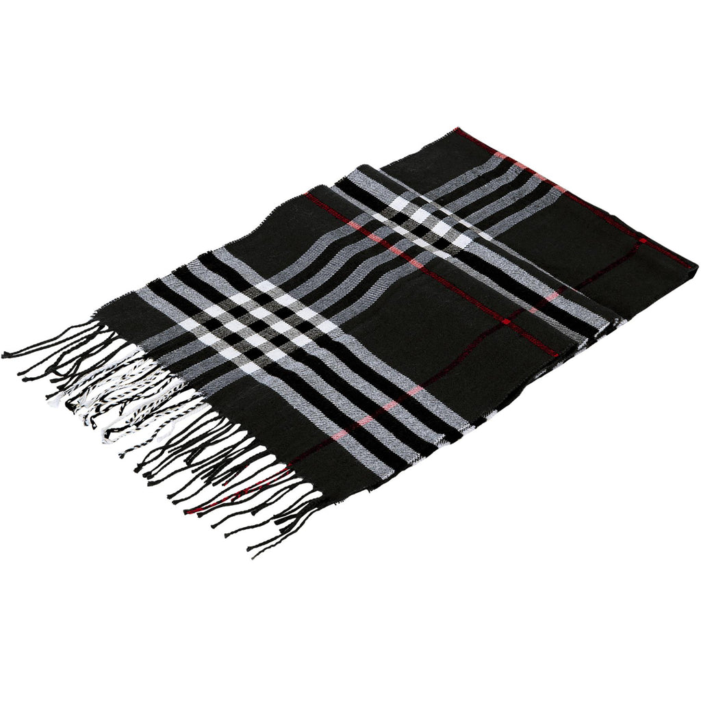 Unisex Men's/Women's Check Tartan Plaid Scarf Shawl - Silk Dervish Turkish Towels Gold Coast Australia