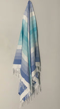Load image into Gallery viewer, Colourful AquaTurkish Towel Silk Dervish Turkish Cotton Towels
