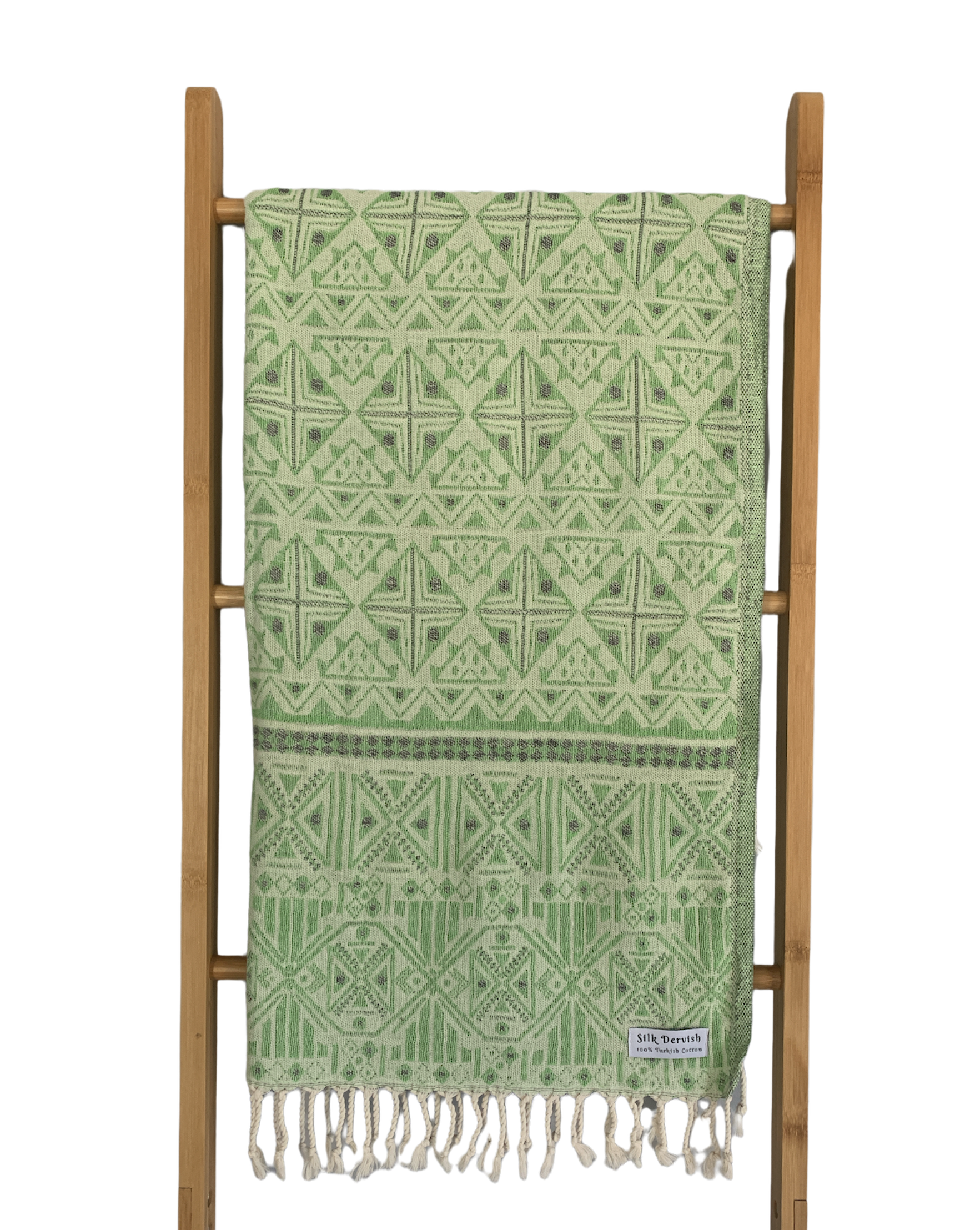 Odense Turkish Towel Green Silk Dervish Turkish Cotton Towels