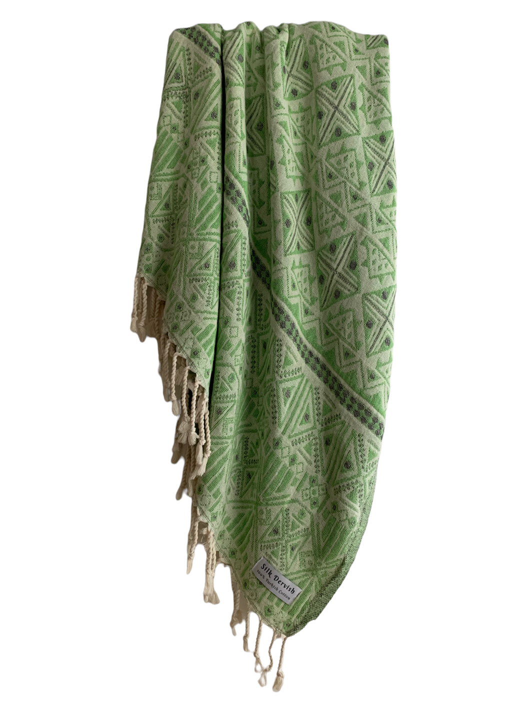 Odense Turkish Towel Green Silk Dervish Turkish Cotton Towels