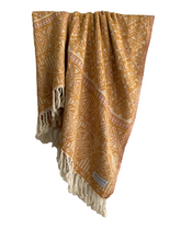 Load image into Gallery viewer, Odense Turkish Towel Orange Silk Dervish Turkish Cotton Towels
