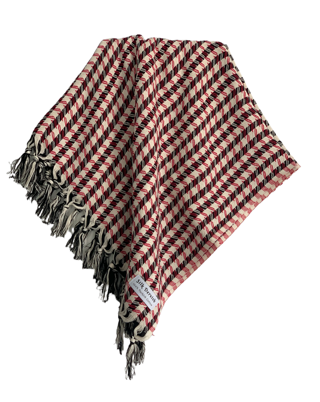 Troy Turkish Towel Red Silk Dervish Turkish Cotton Towels