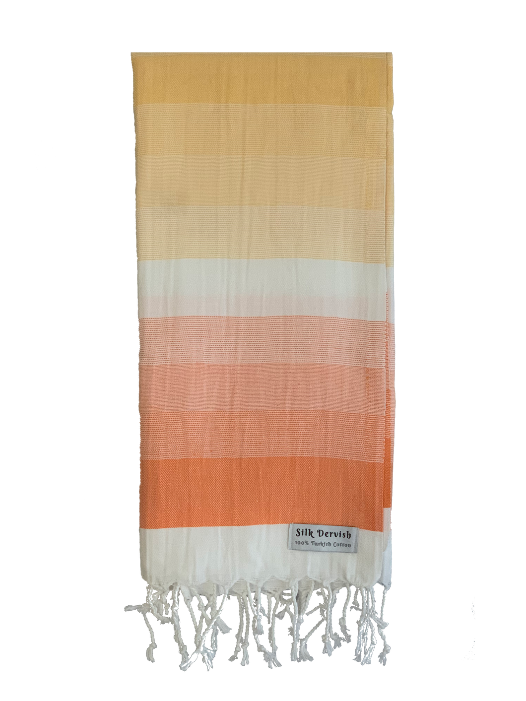Colourful Orange Turkish Towel Silk Dervish Turkish Cotton Towels