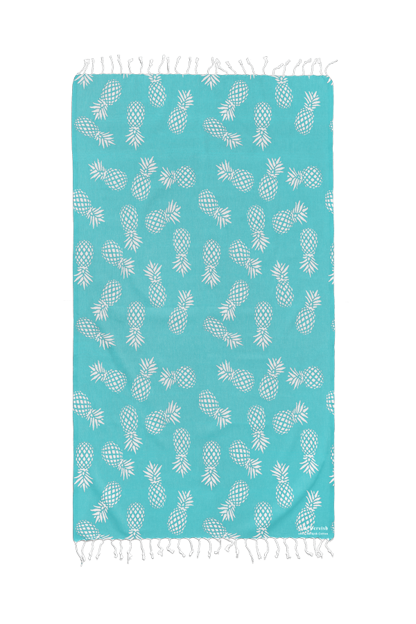 Pineapple Mint Beach Bath Turkish Towel - Silk Dervish, Turkish Cotton Towel