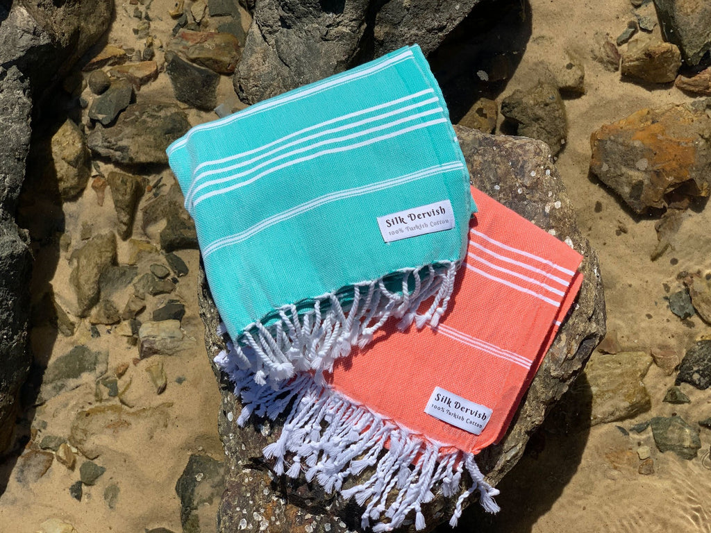 Classic Sultan Mint Turkish Towel Silk Dervish Turkish Cotton Towels